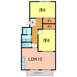 グリーンハイツ今川の物件間取画像